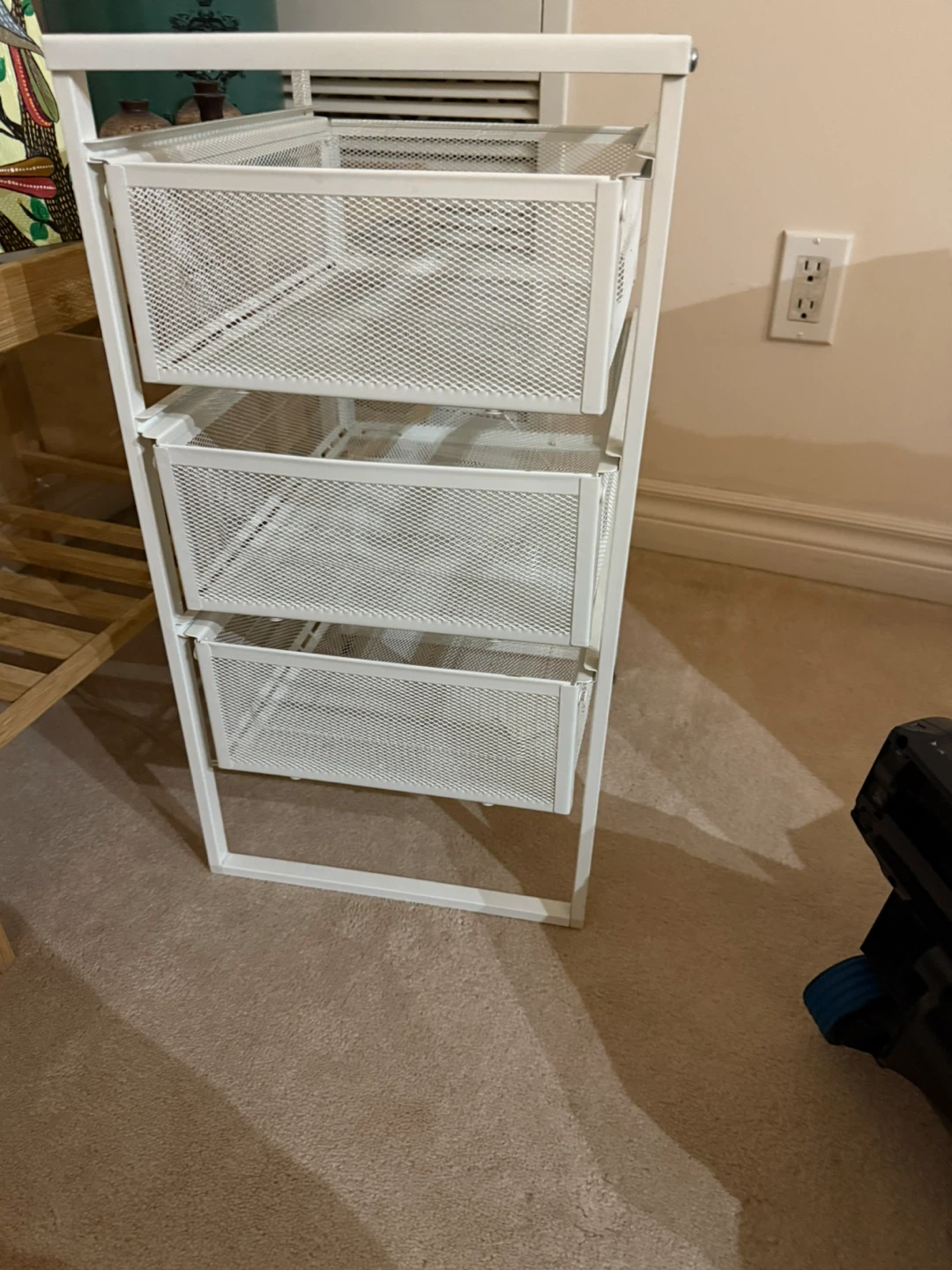 White 3-Drawer Storage Unit