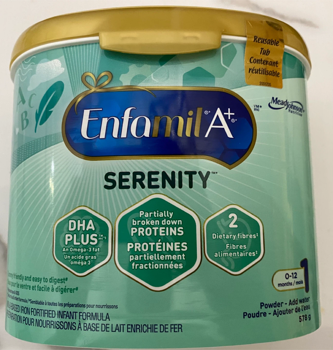 Enfamil A+ Serenity Infant Formula 578g
