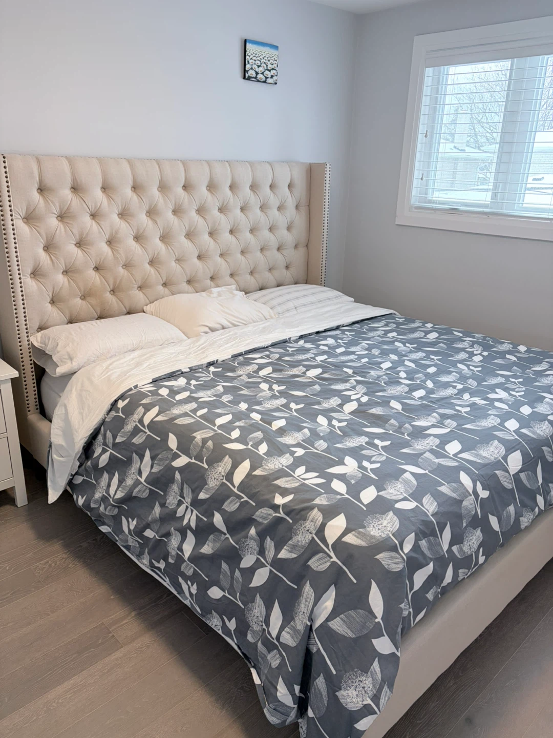 King size upholstered bed frame - photo 2
