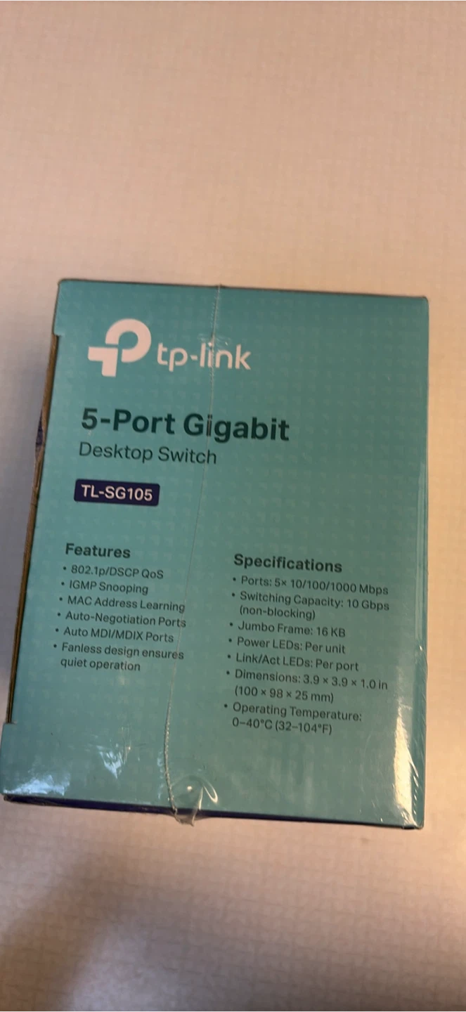 TP-Link TL-SG105 5-Port Gigabit Desktop Switch - photo 3