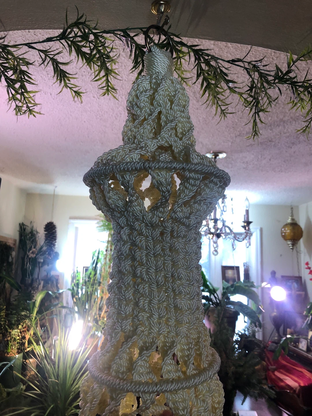 Vintage Macrame Plant Hanger. - photo 5