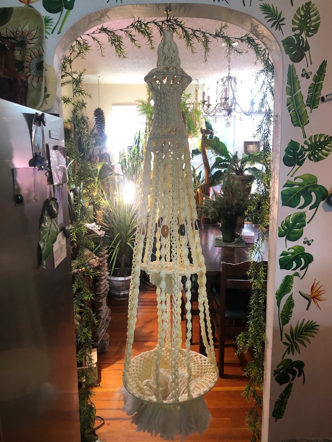 Vintage Macrame Plant Hanger. - photo 2