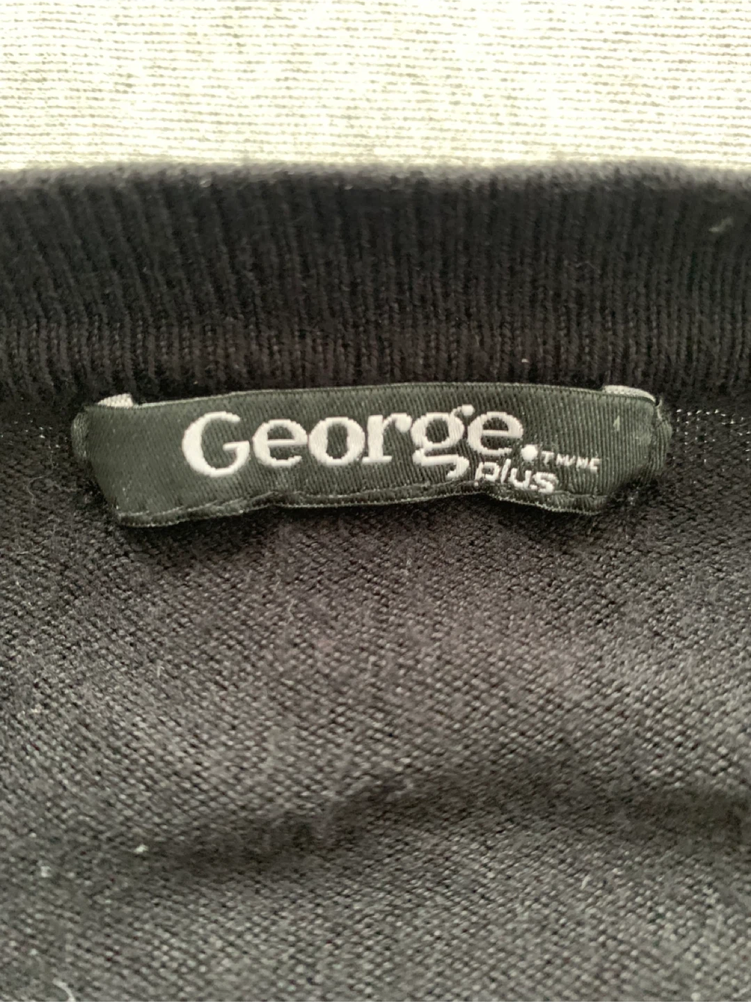 George Plus black cardigan with embellishments size 4X - photo 4