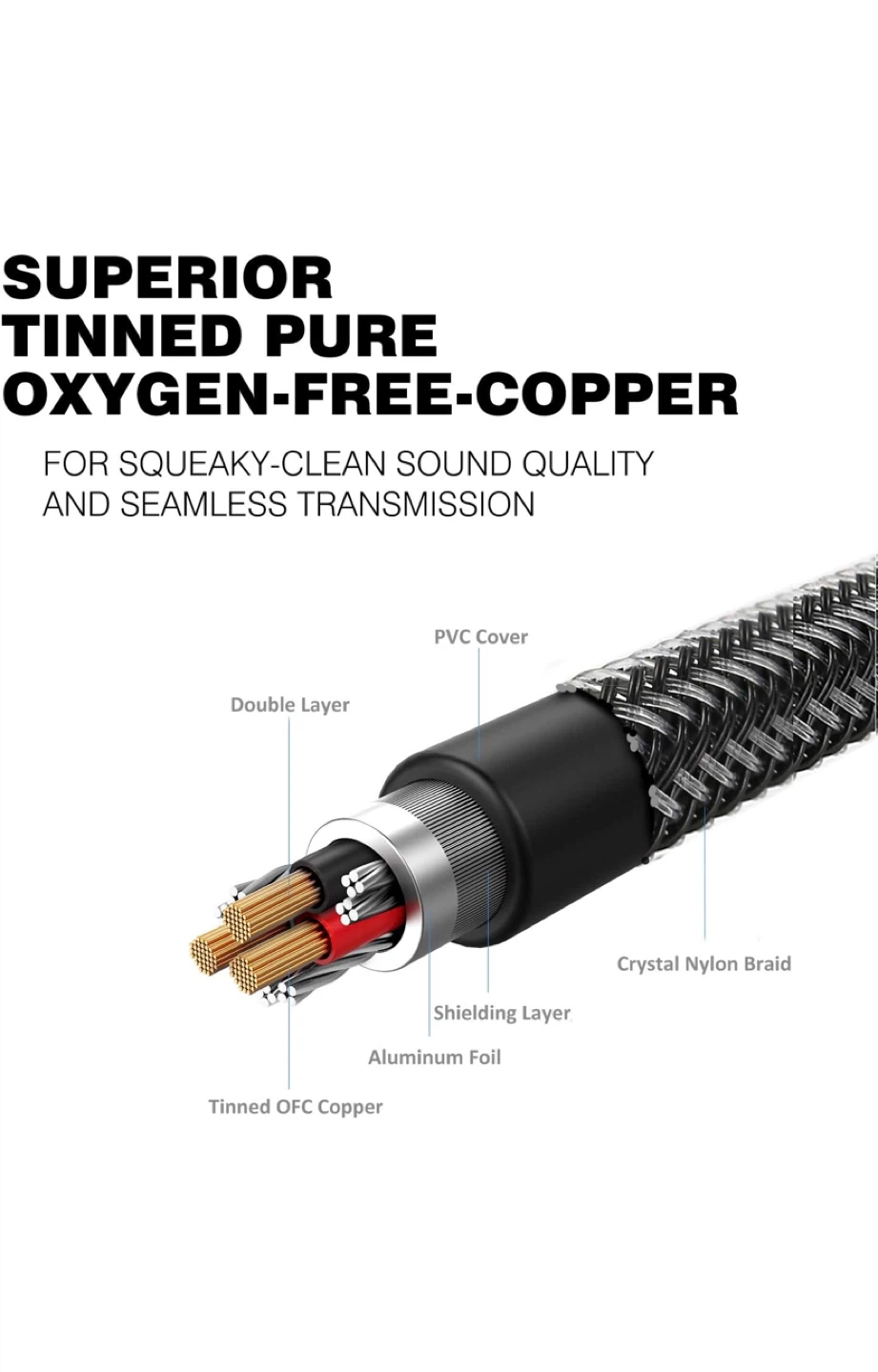 Dukabel 3.5mm Audio Splitter Cable (12 inch) - photo 2