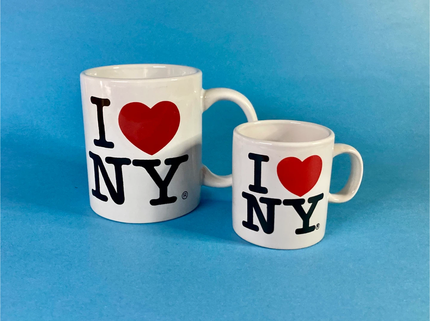 Pair of “I ❤️ NY” Mugs - Coffee and Espresso