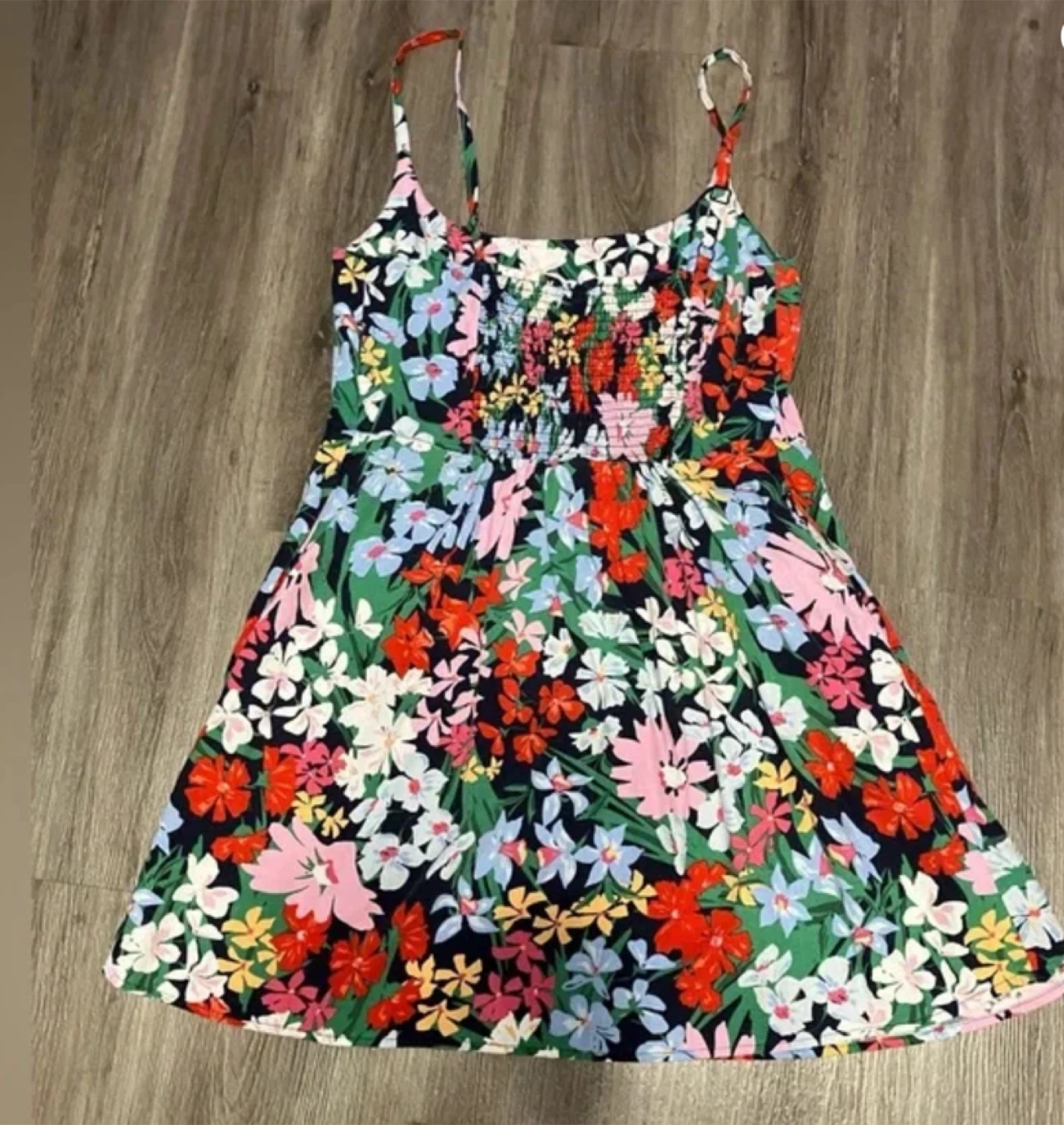 Fit & Flare Linen-Blend Mini Dress - photo 2