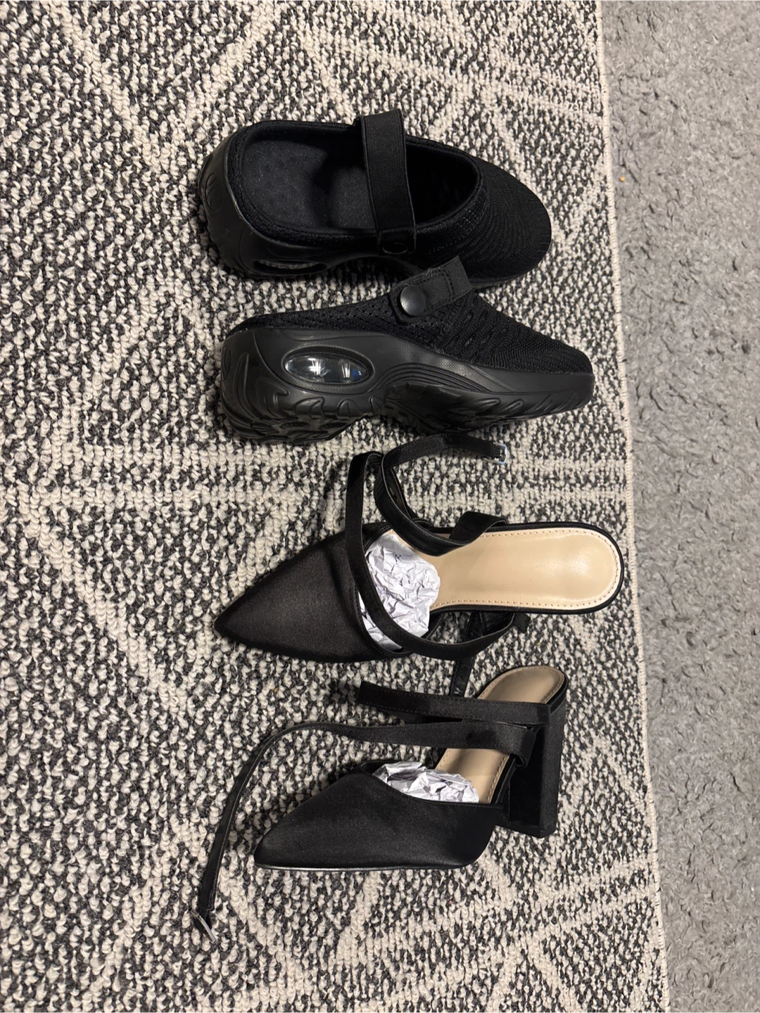Women's Black Shoes - Bundle of 4 Pairs