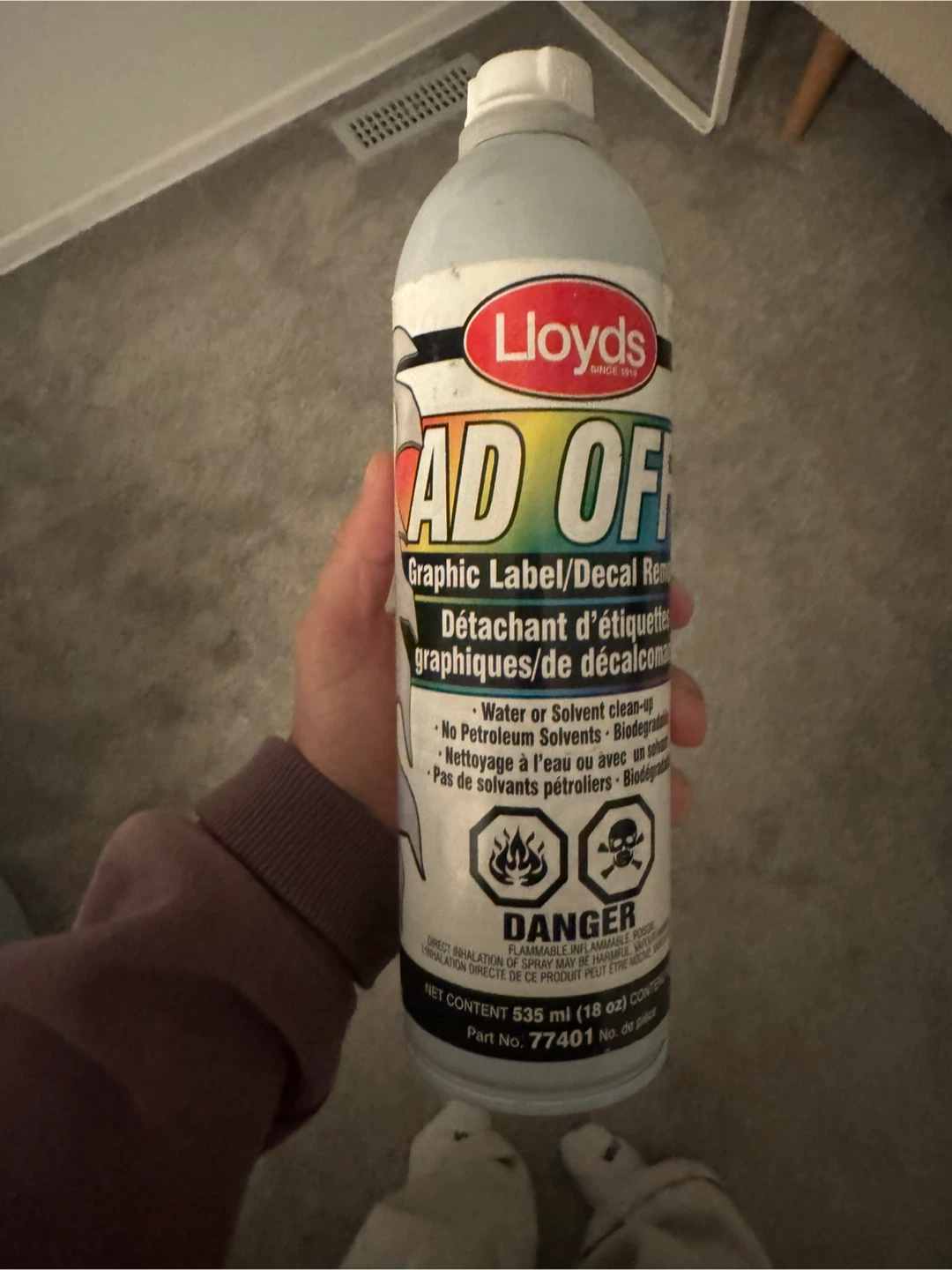 Graphic Label remover