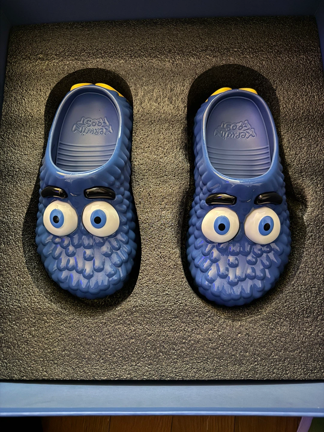 McDonald's Kerwin Frost Fry Guy Clogs Blue Size 7