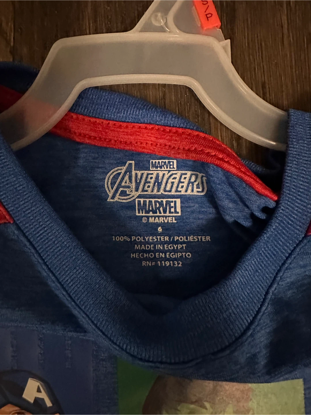Brand new Boys Marvel Avengers Blue T-Shirt, Size 6 - photo 3