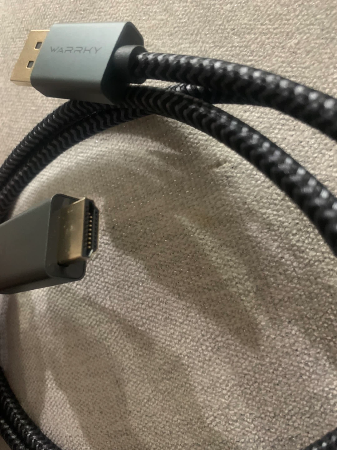 WARRKY 4K Ultra HD DisplayPort to HDMI Cable - photo 2