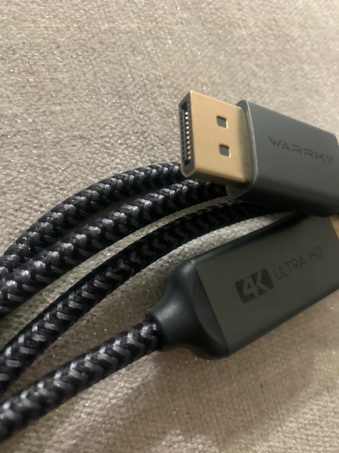WARRKY 4K Ultra HD DisplayPort to HDMI Cable - photo 3
