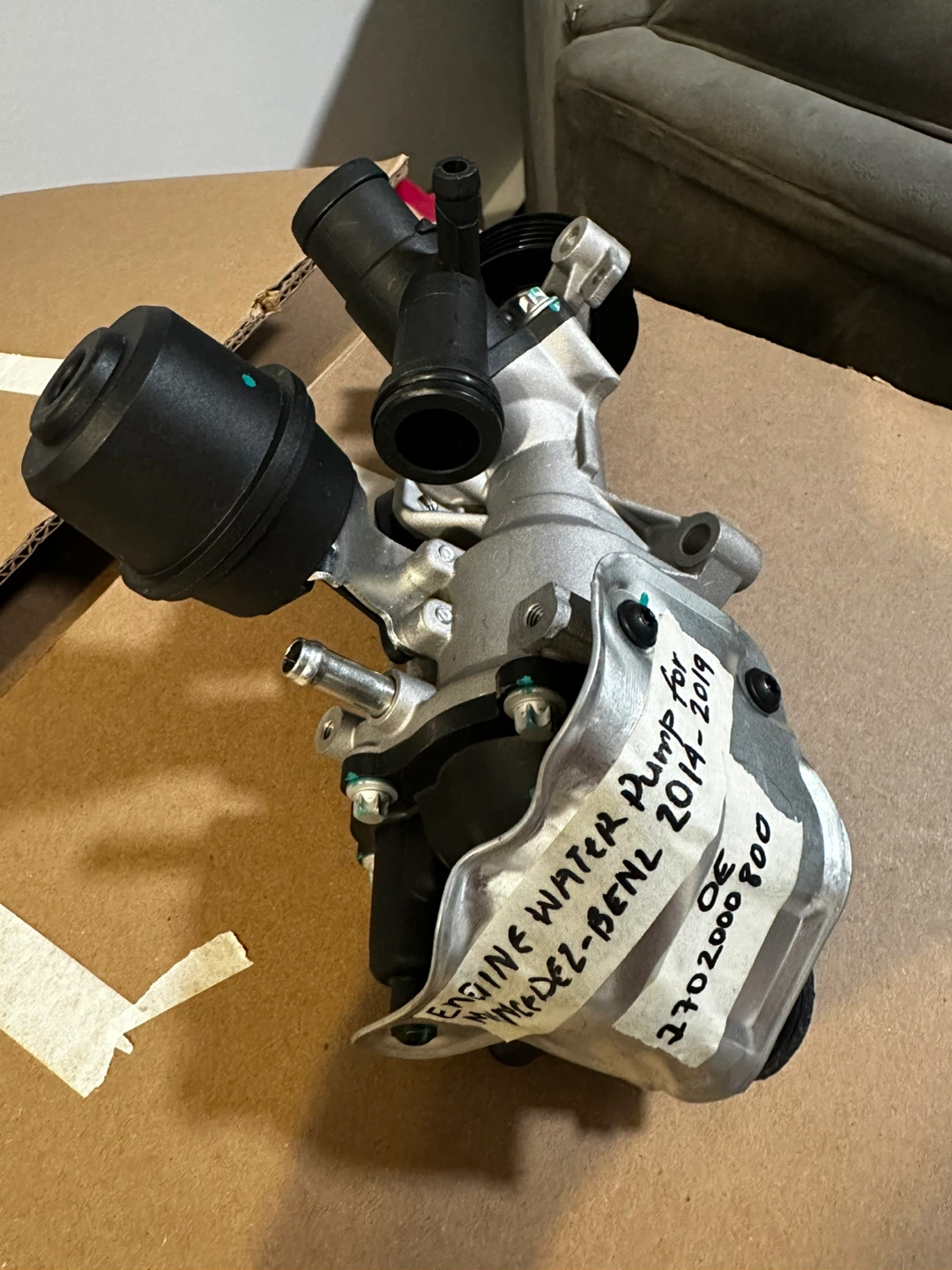 Engine Water Pump for Mercedes-Benz C-Class 2014-2019 - photo 2
