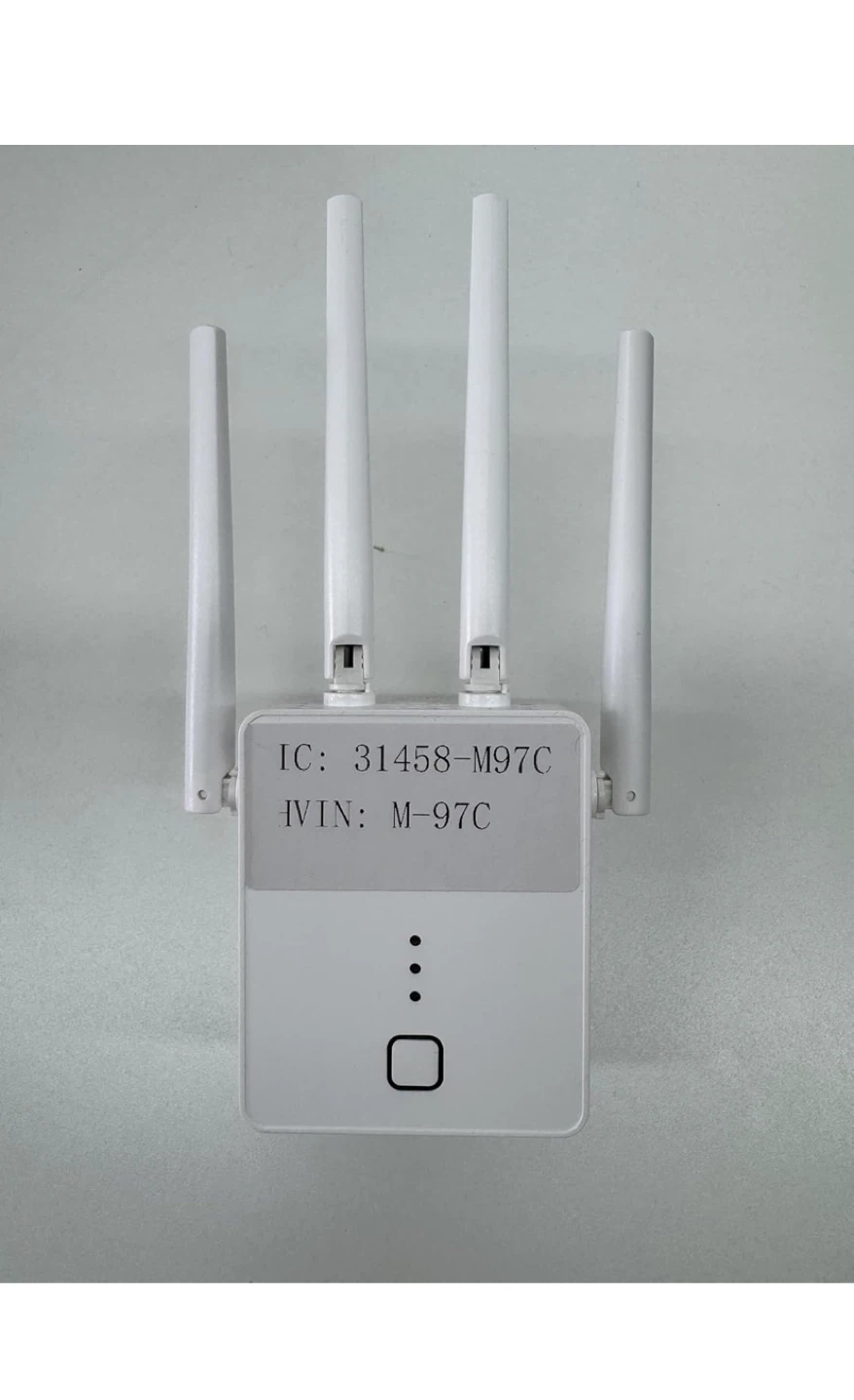White WiFi Repeater with 4 Antennas - photo 3