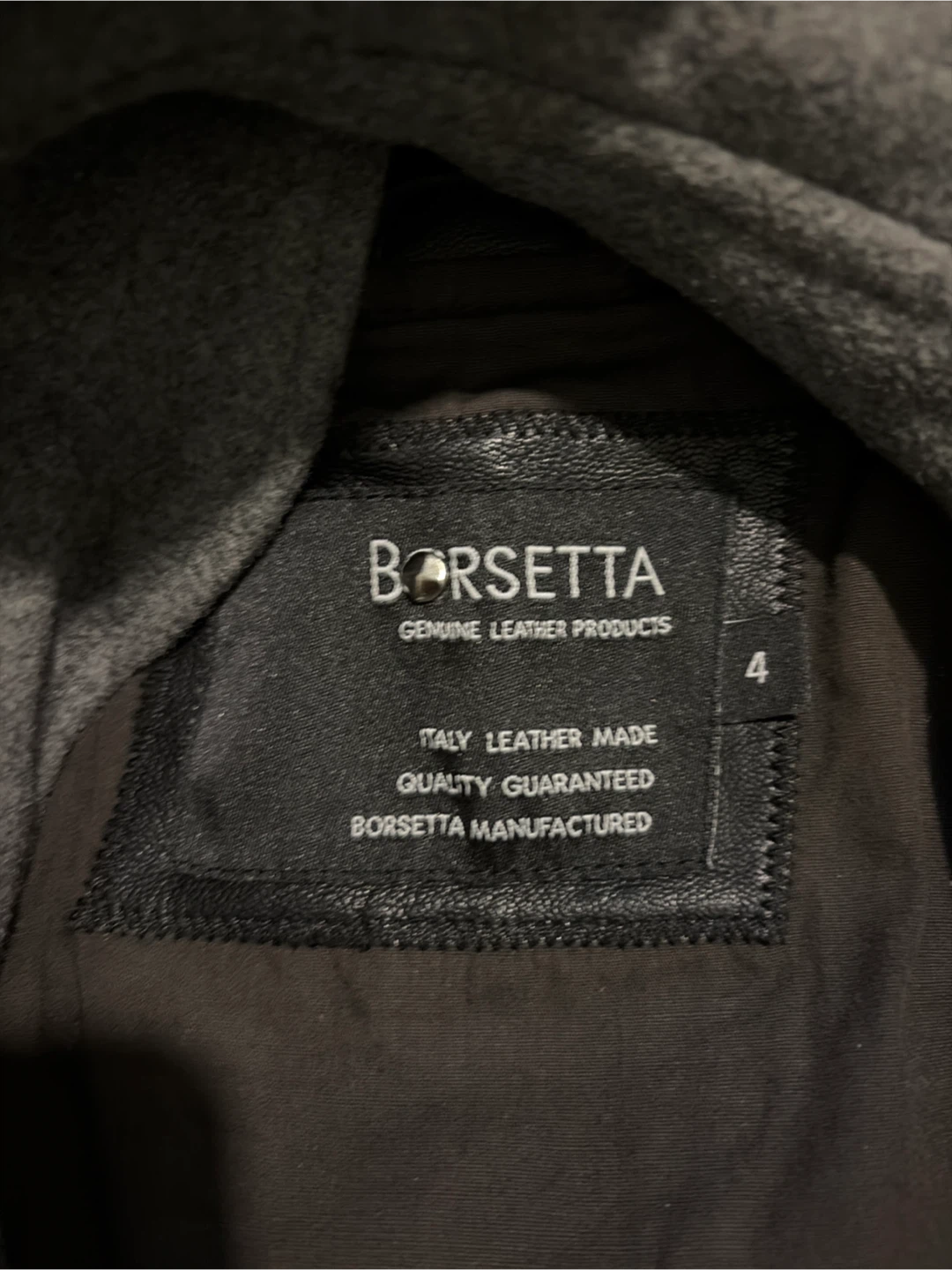 Borsetta Genuine Leather Moto Jacket with Hoodie - photo 4