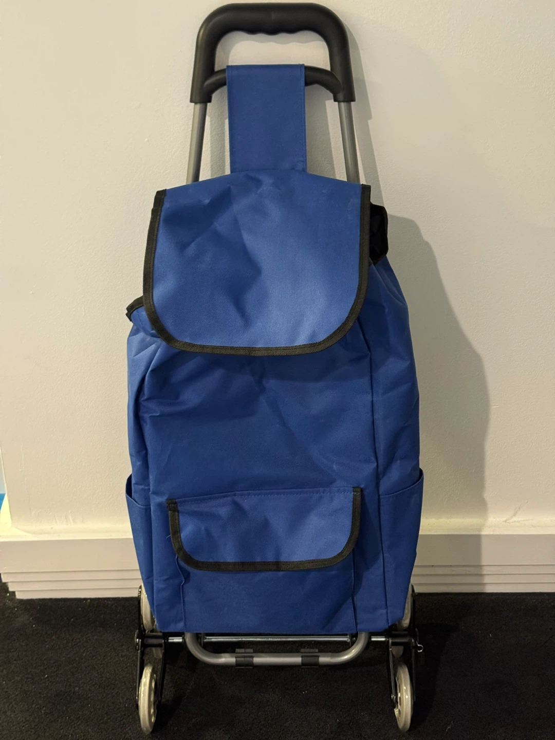 (Available) Collapsible Shopping Cart (Blue)