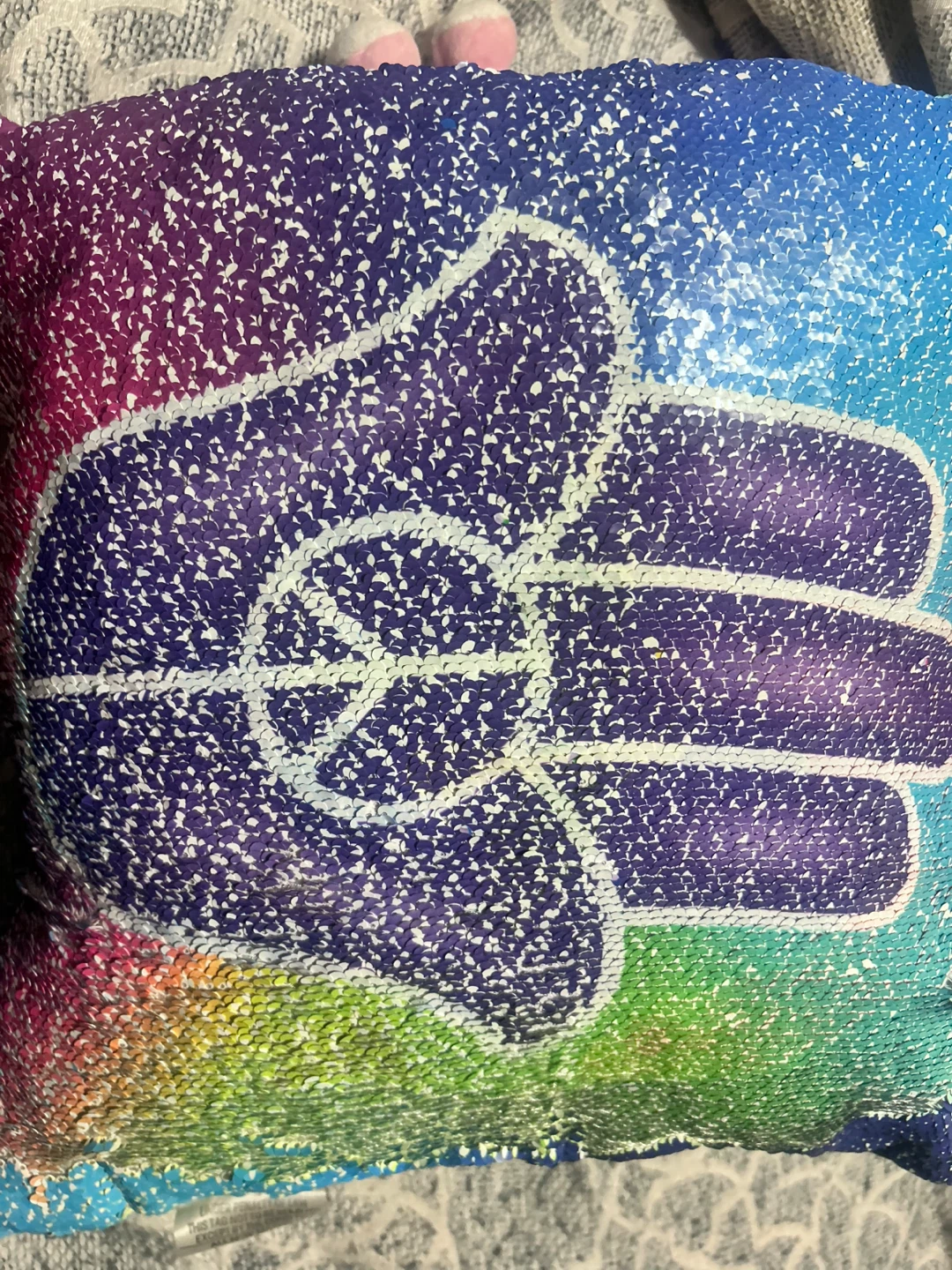 Reversible Sequin Pillow - photo 2