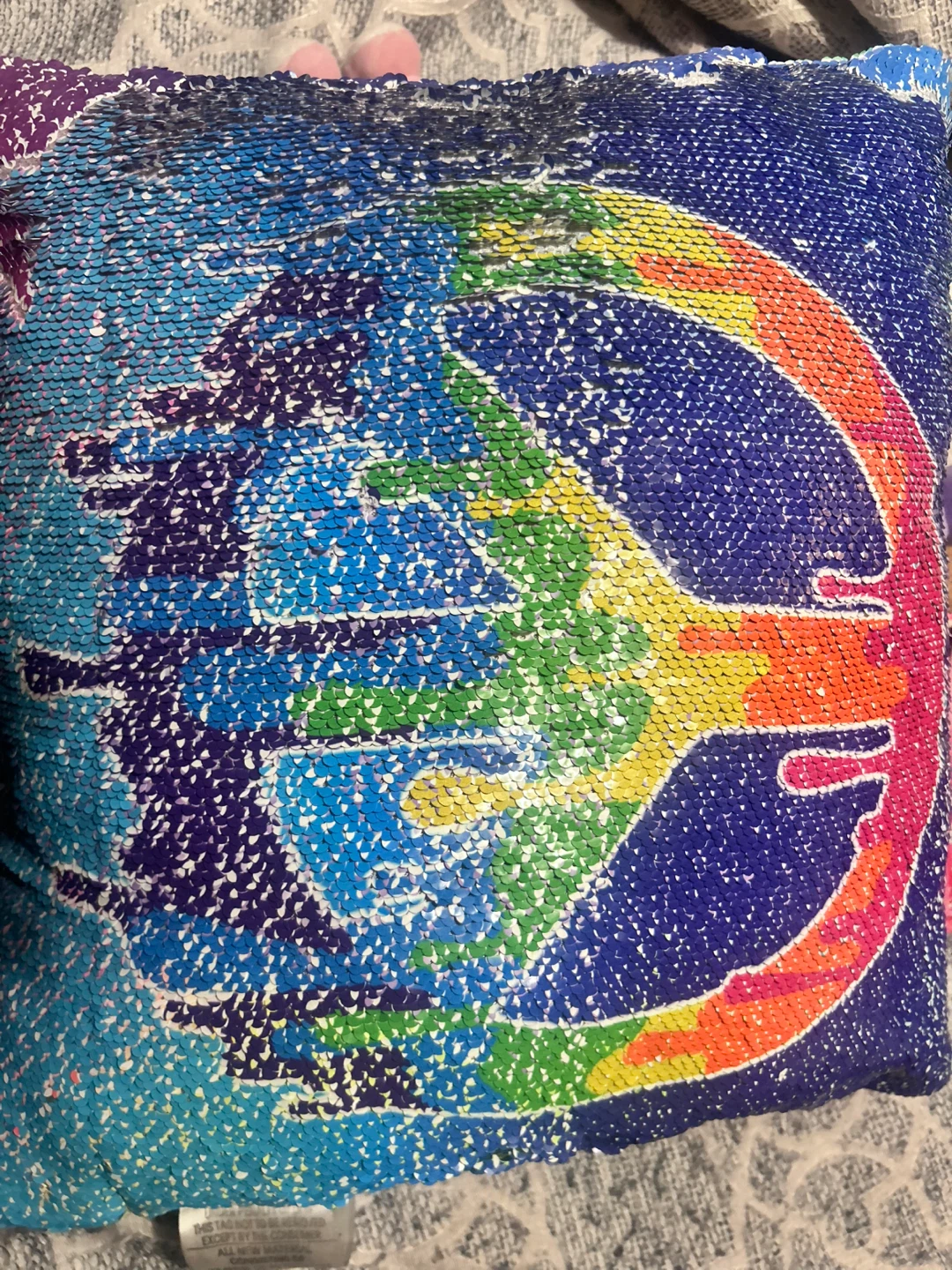 Reversible Sequin Pillow