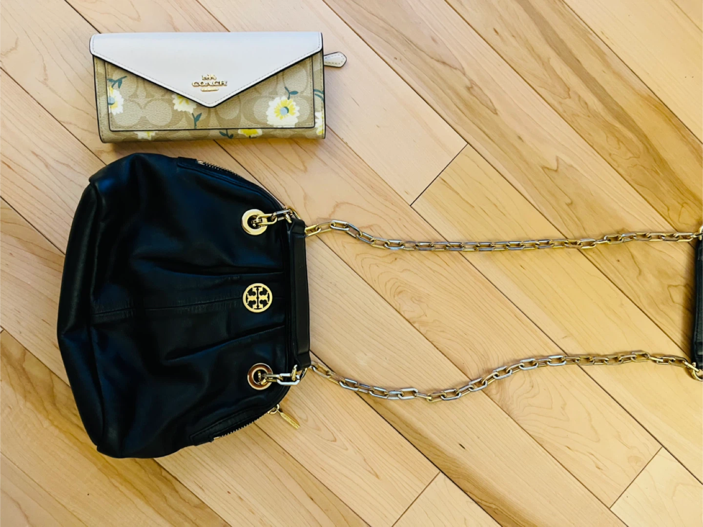 Tory Burch Black Leather Chain Shoulder Bag - photo 2
