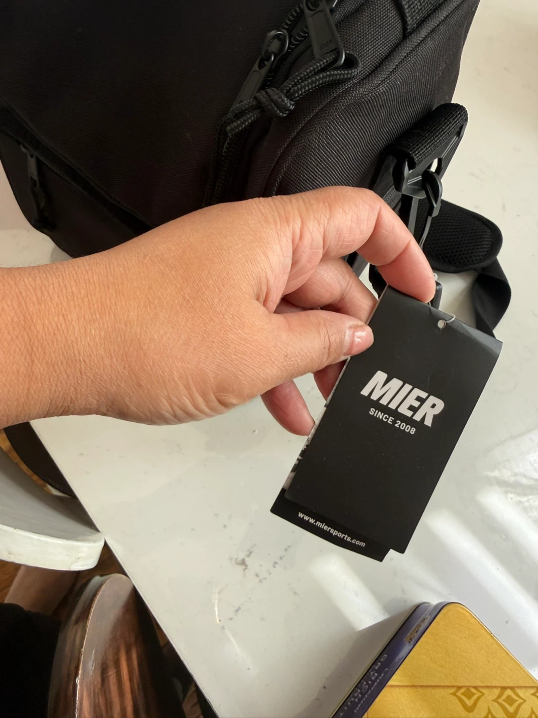 MIER Black Insulated Lunch Bag - photo 3