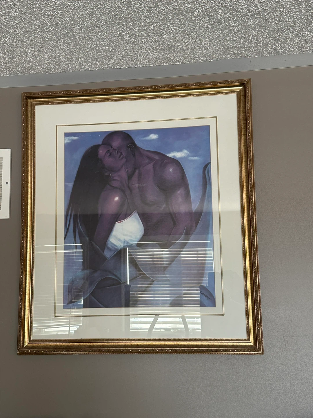 Framed Art Print of Couple - photo 2