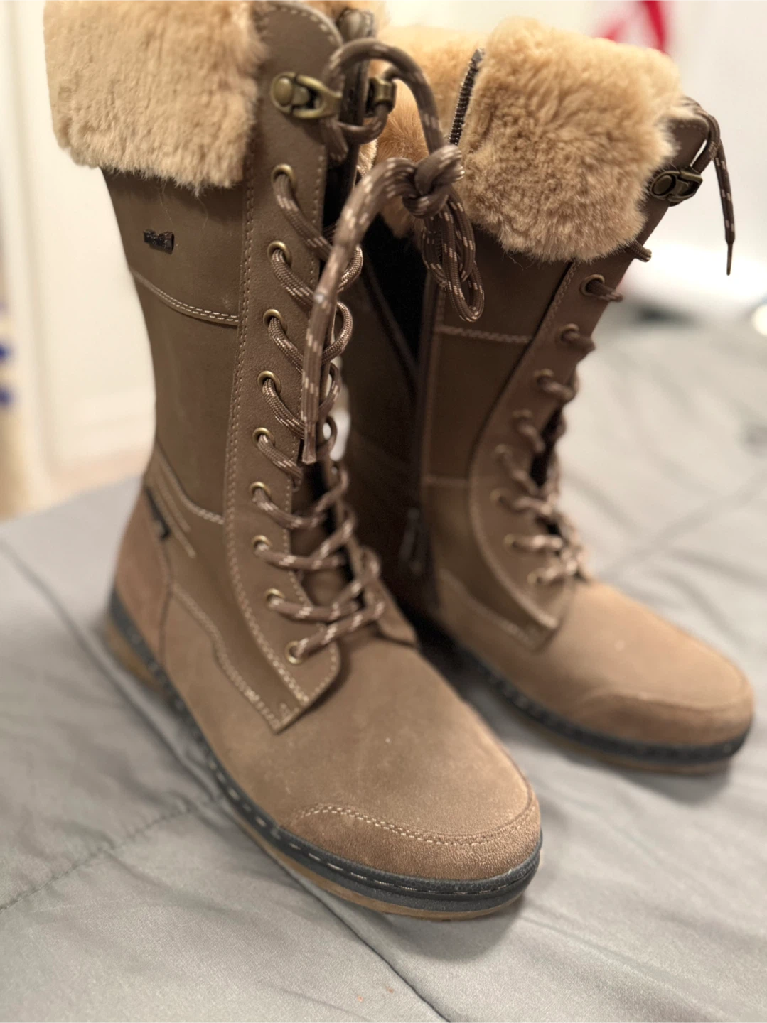 Blondo Women's Winter Boots - Brown Suede