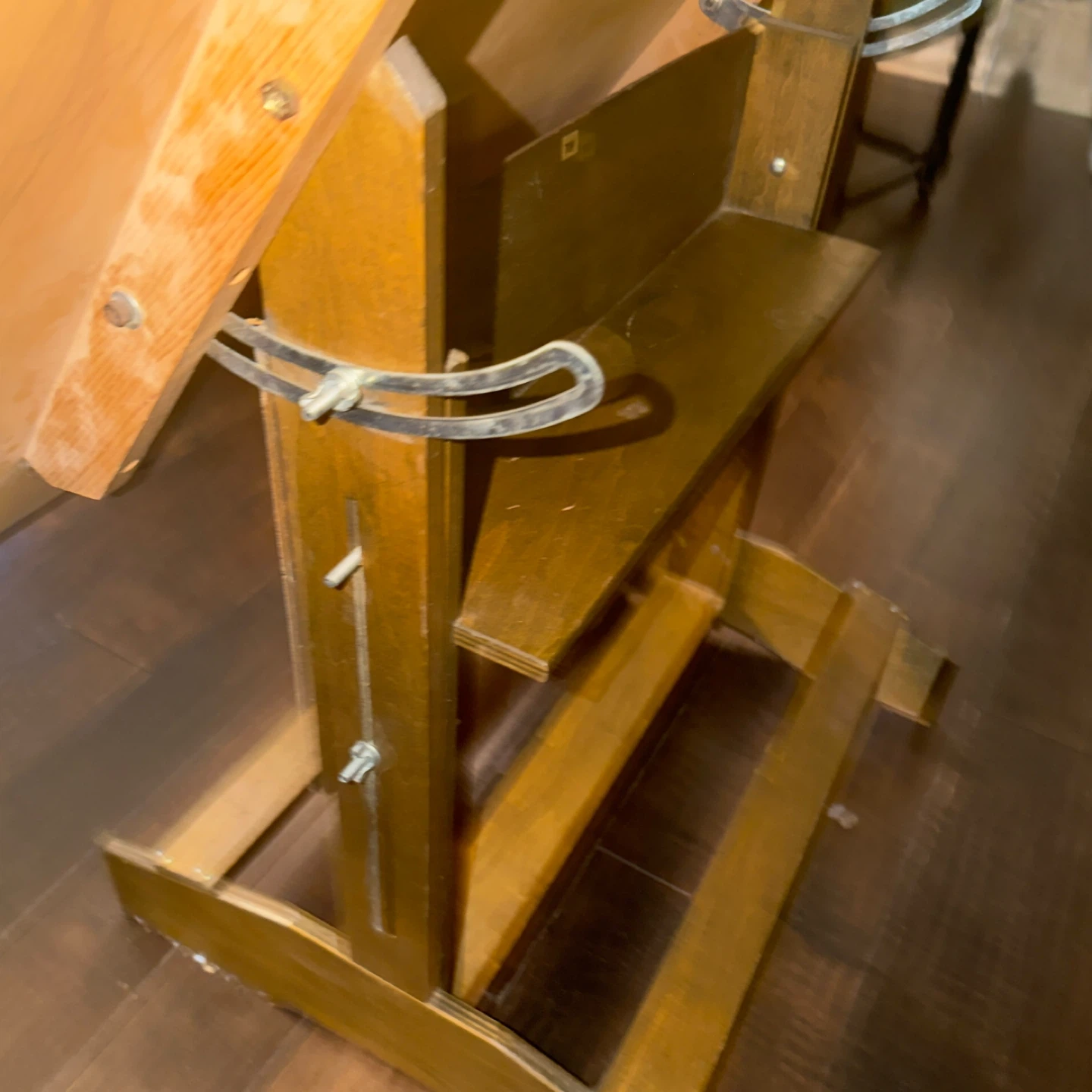 Vintage Wooden Drafting Table Easel - photo 5