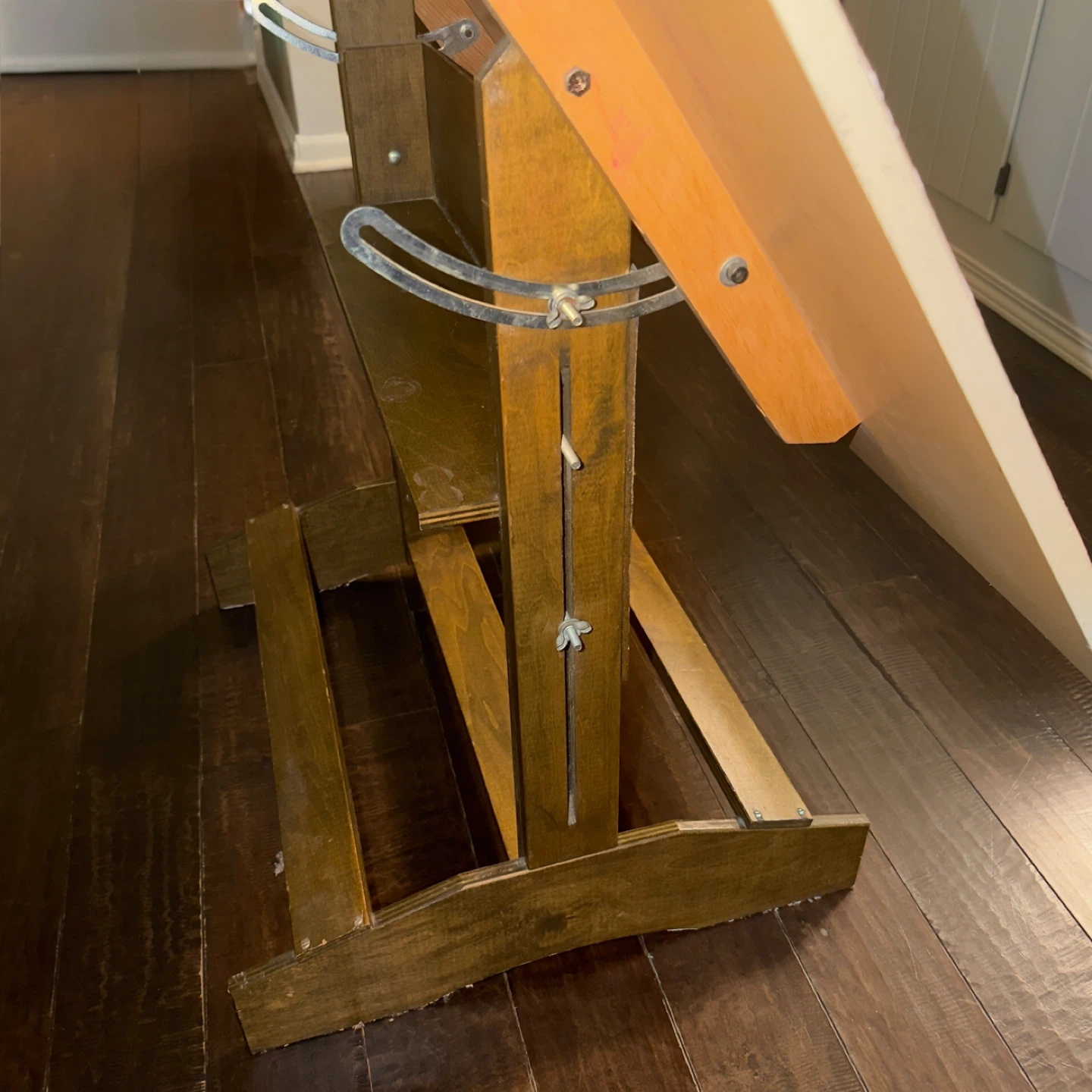 Vintage Wooden Drafting Table Easel - photo 4