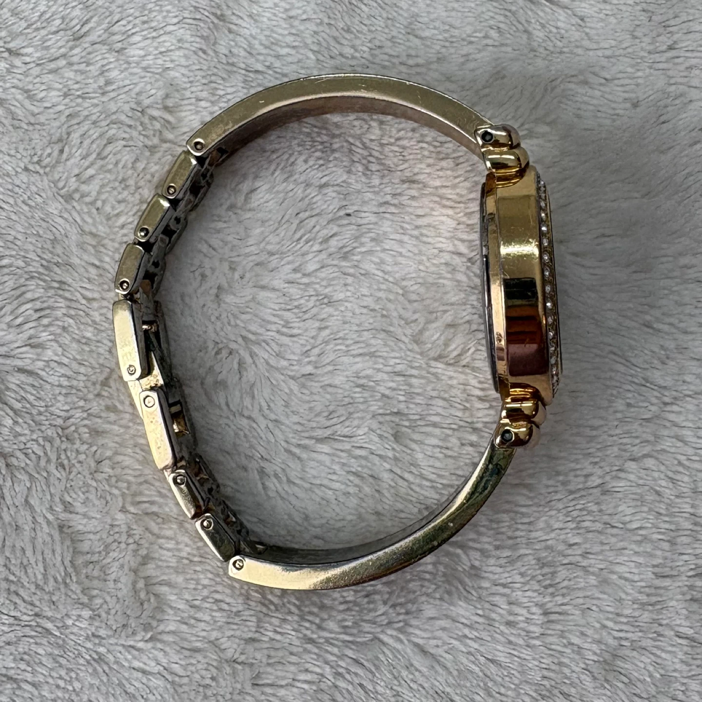 Anne Klein Watch Gold with Black Enamel and Swarovski Crystals - photo 3