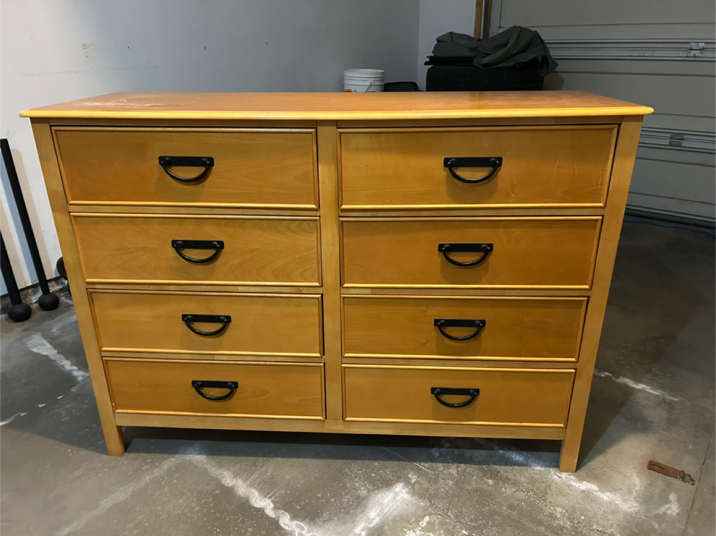 Wooden Dresser with 8 Drawers