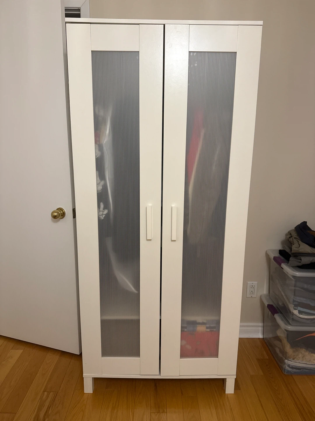 IKEA PAX wardrobe with frosted doors