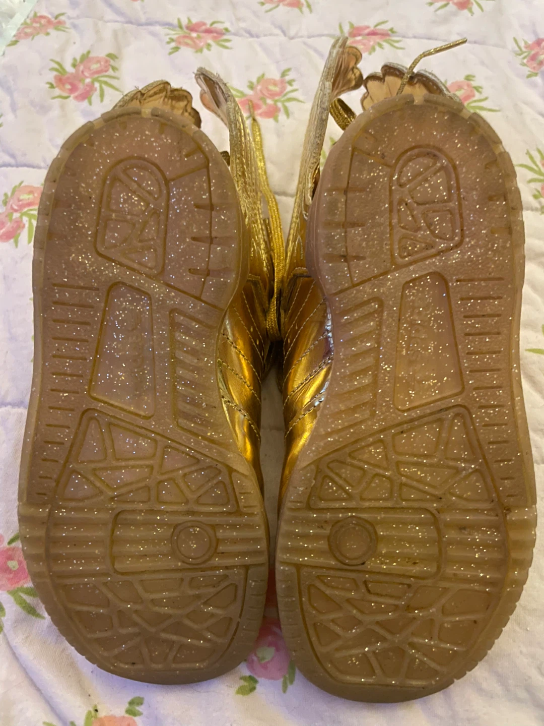 Adidas Jeremy Scott Gold Winged High Top Sneakers - photo 5