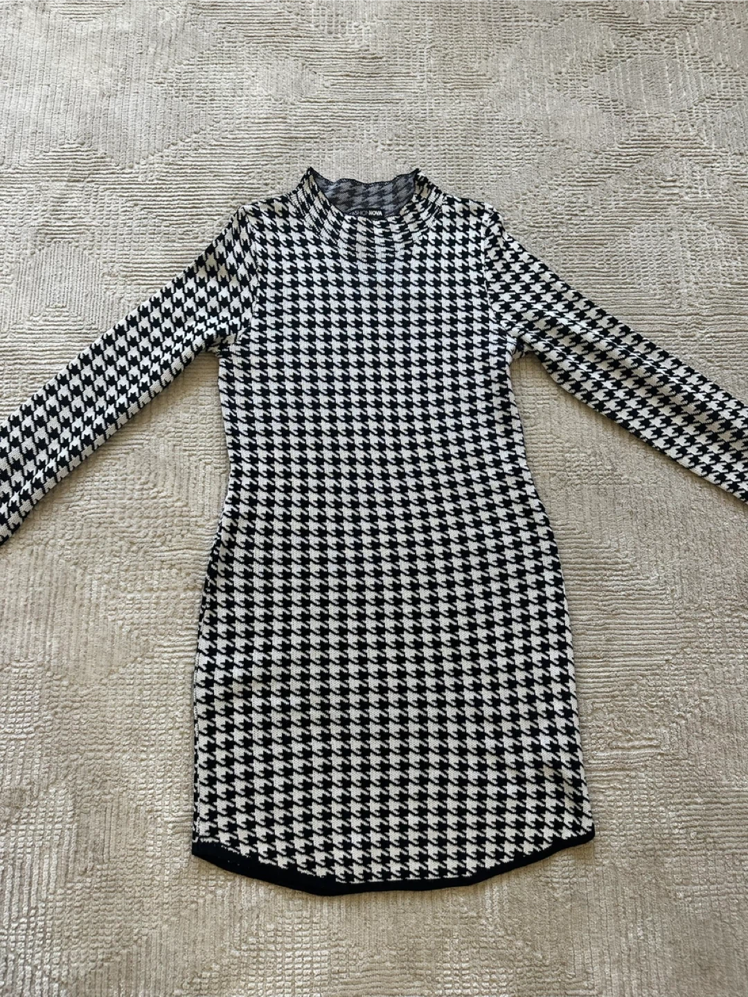 New Fashion Nova Houndstooth Turtleneck Dress - photo 2