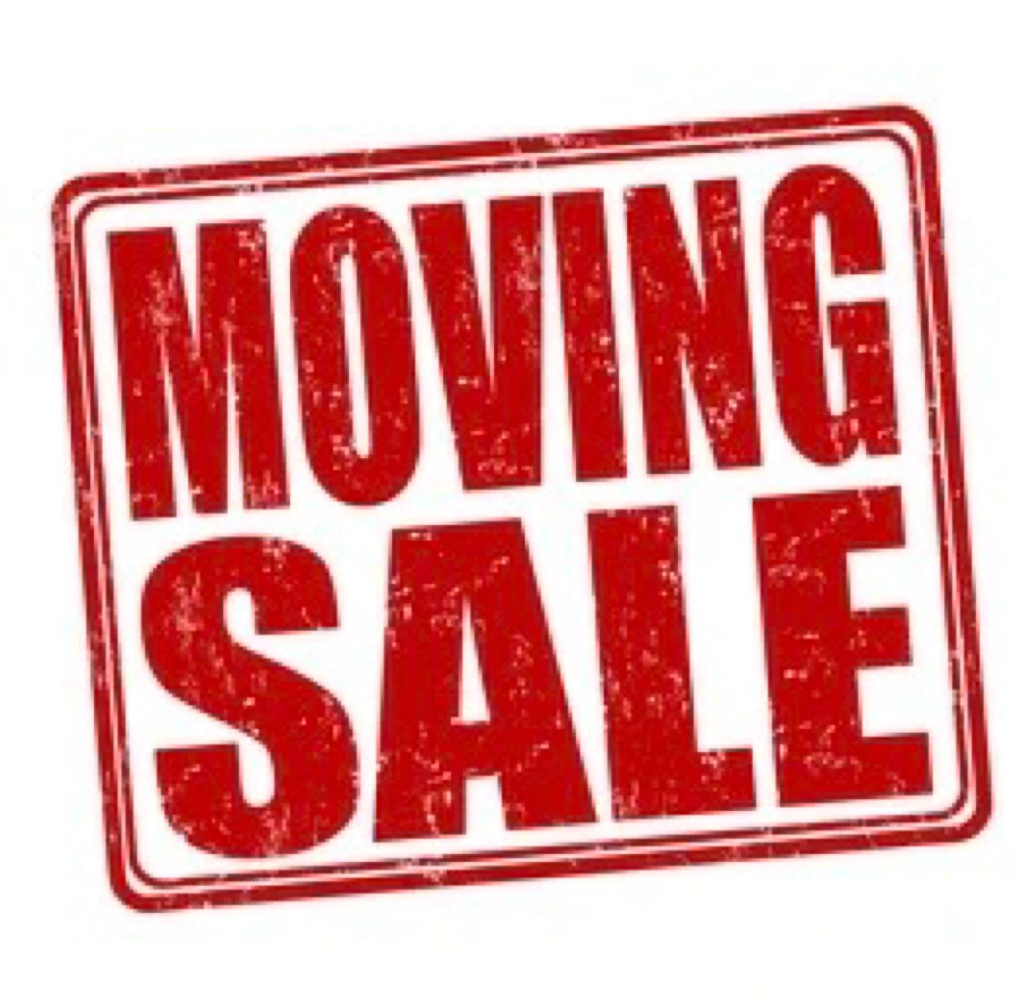 Moving sale