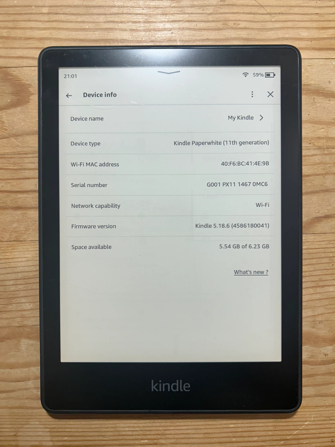 Kindle Paperwhite 11th Generation 8gb