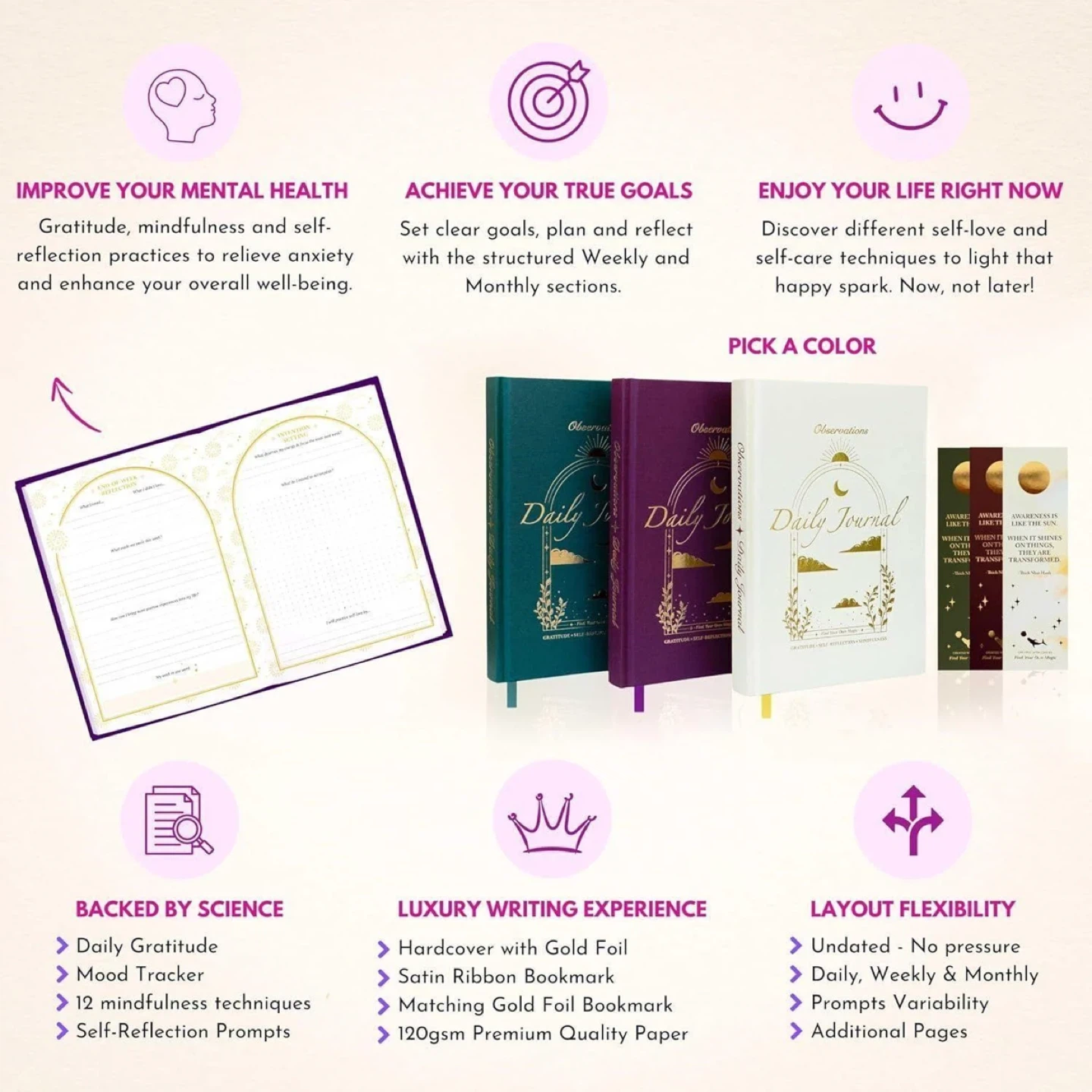 Gratitude Journal for Women & Men - photo 2