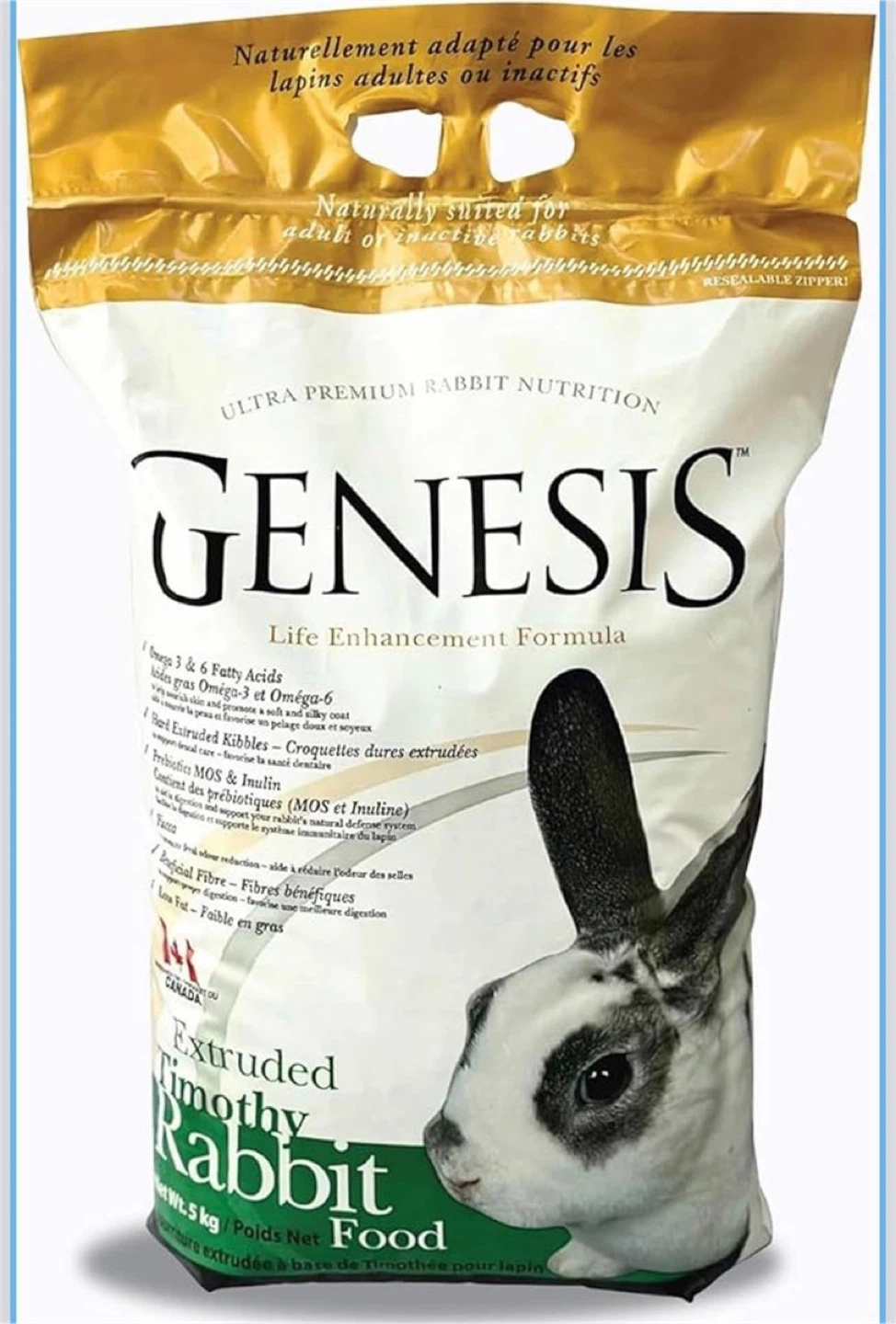 Genesis Ultra Premium Nutrition Extruded Timothy Rabbit Food 5kg