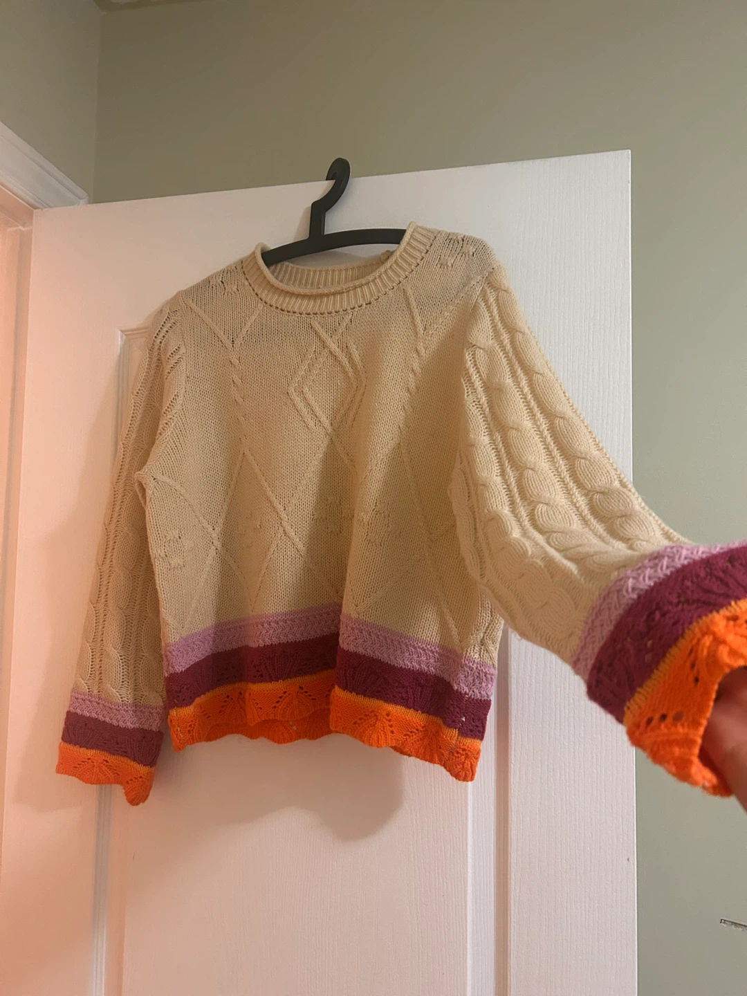 Women's Striped Knit Sweater