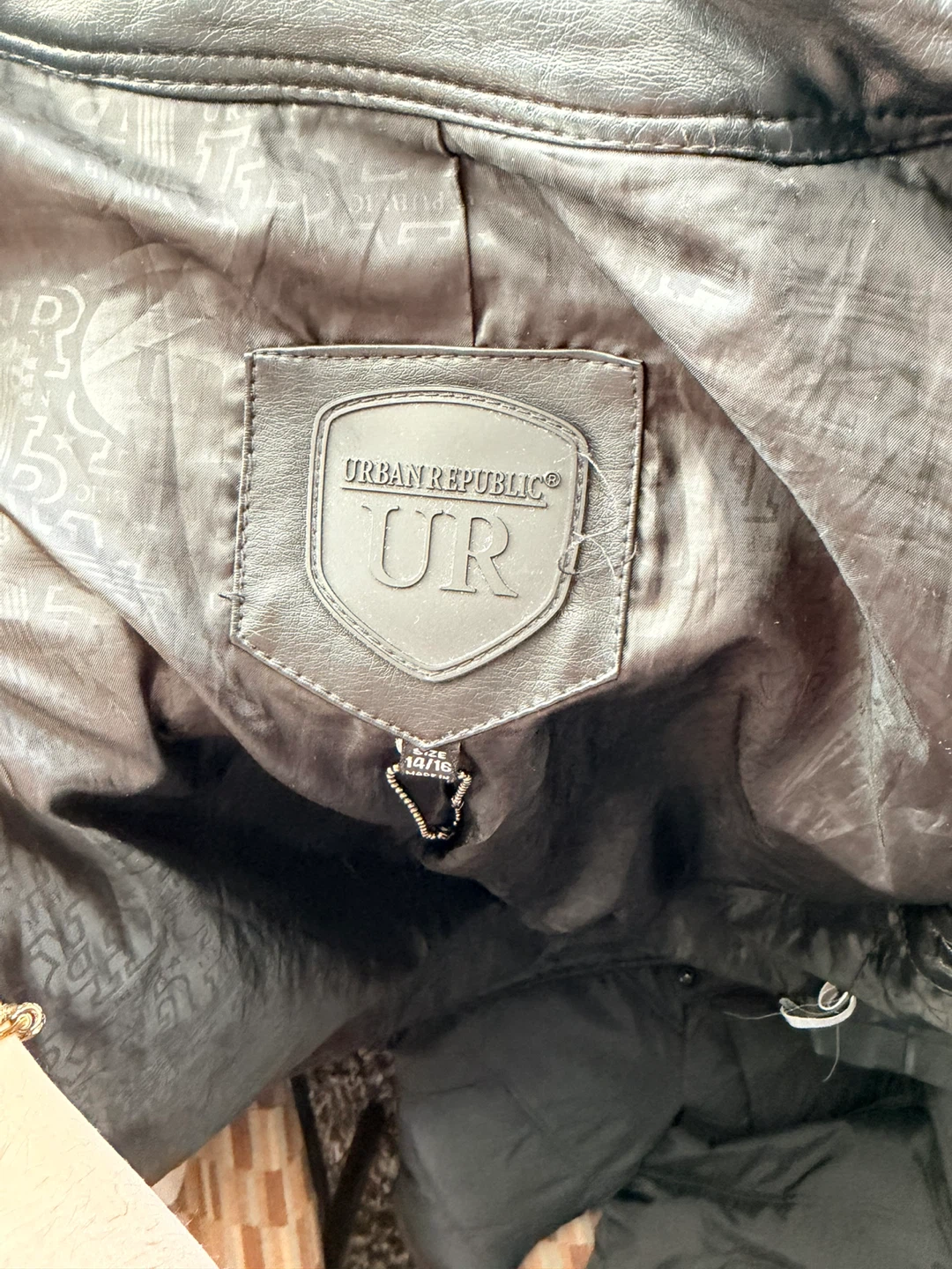 Urban Republic Black Faux Leather Jacket - photo 4