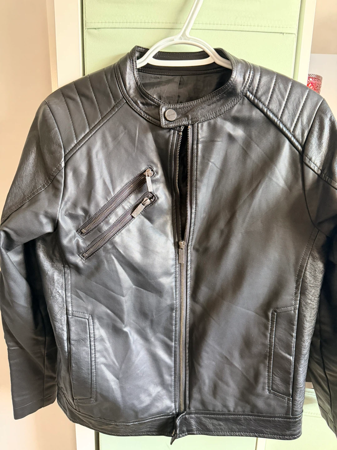 Urban Republic Black Faux Leather Jacket - photo 3