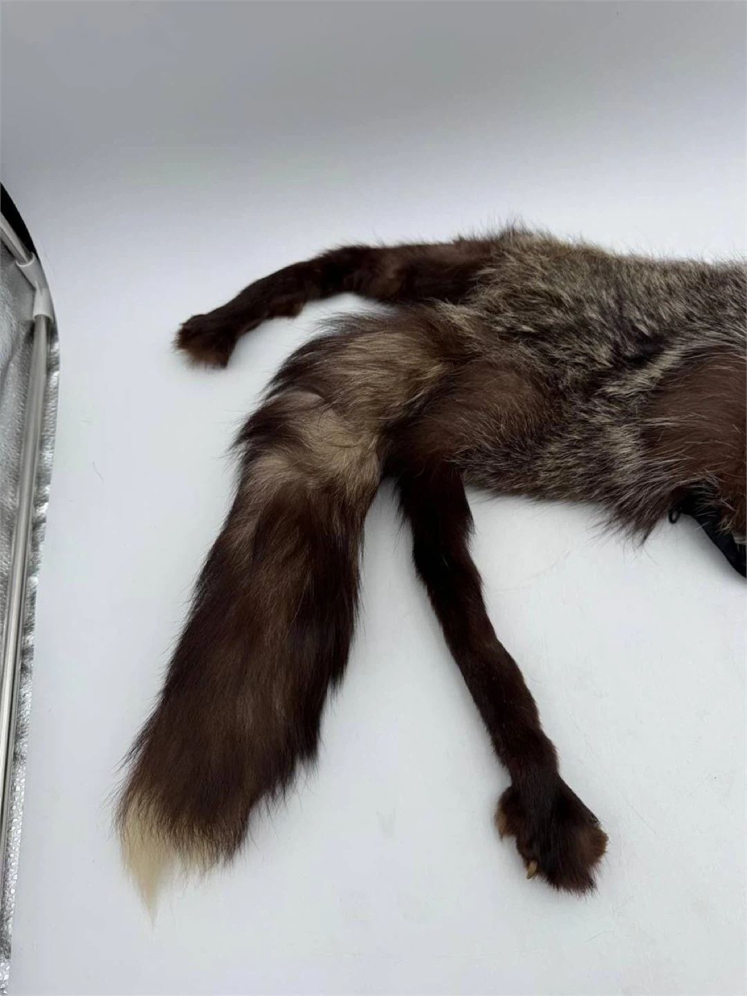 Vintage Silver Fox Fur Stole Scarf - photo 3