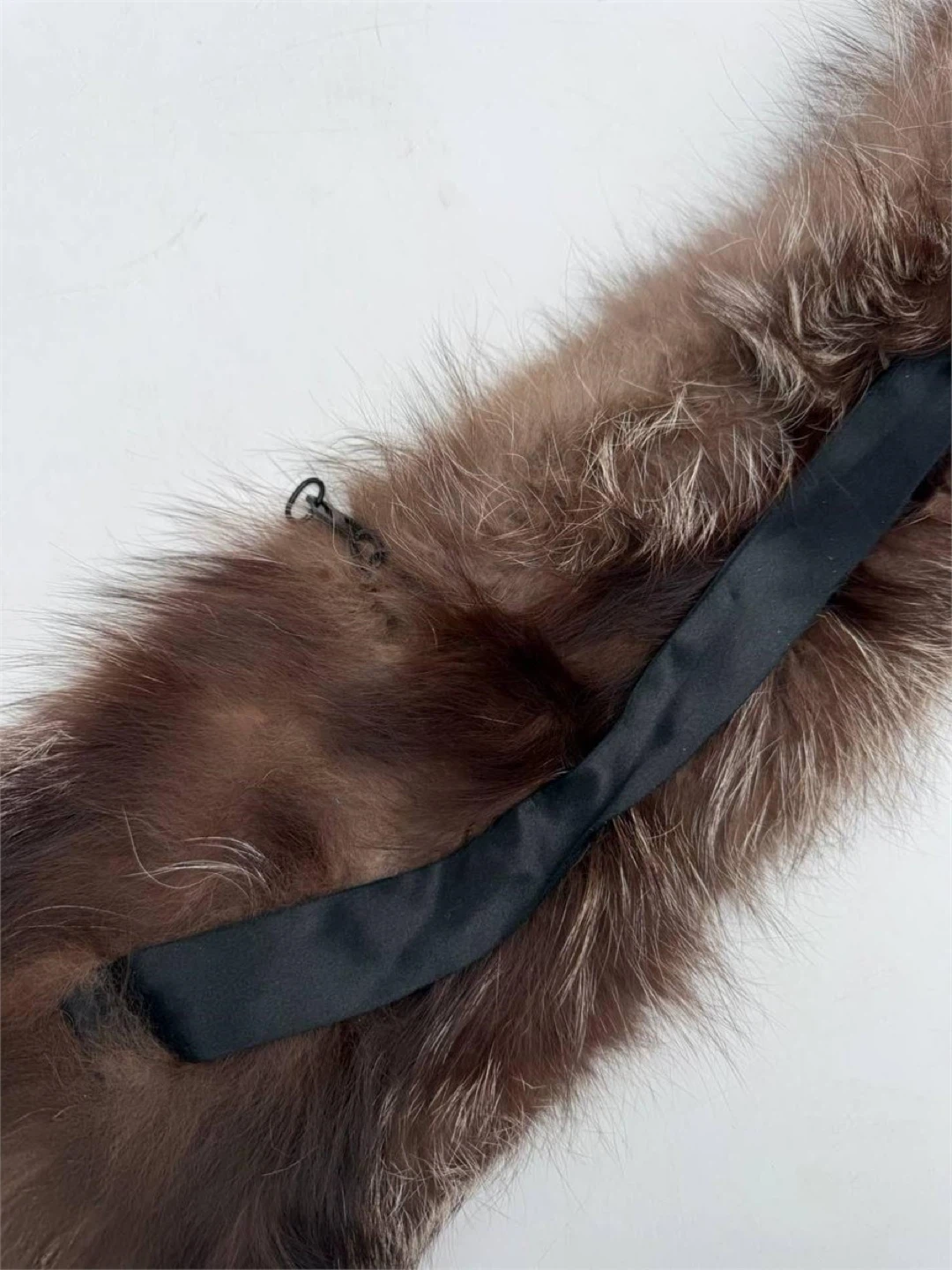 Vintage Silver Fox Fur Stole Scarf - photo 5