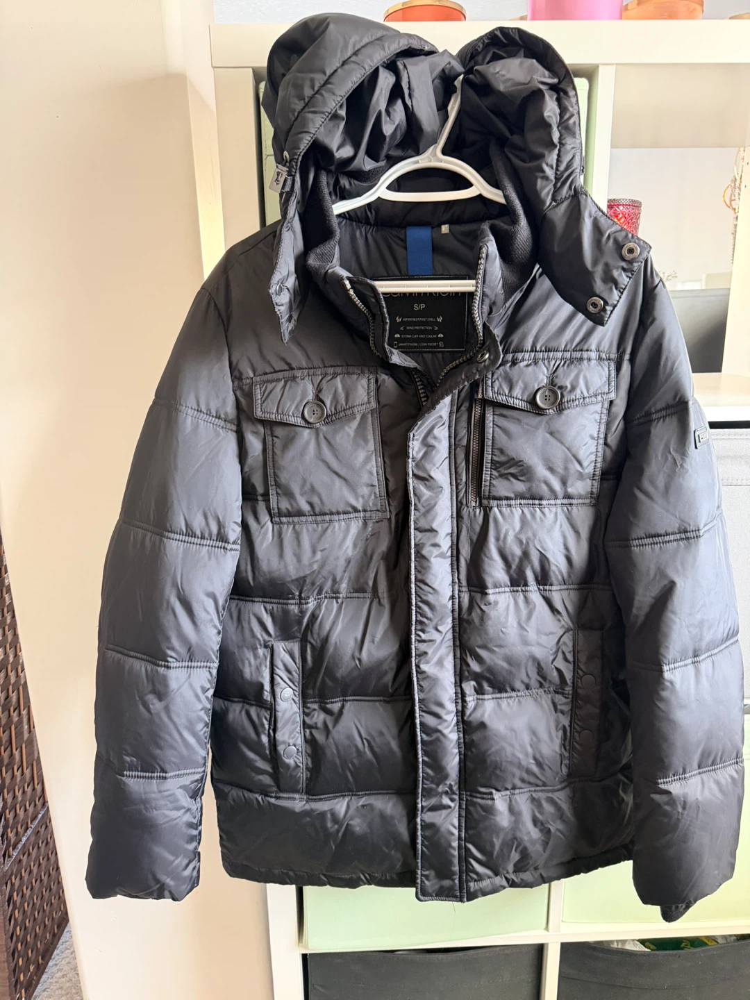 Calvin Klein Black Puffer Jacket Size S/P - photo 3