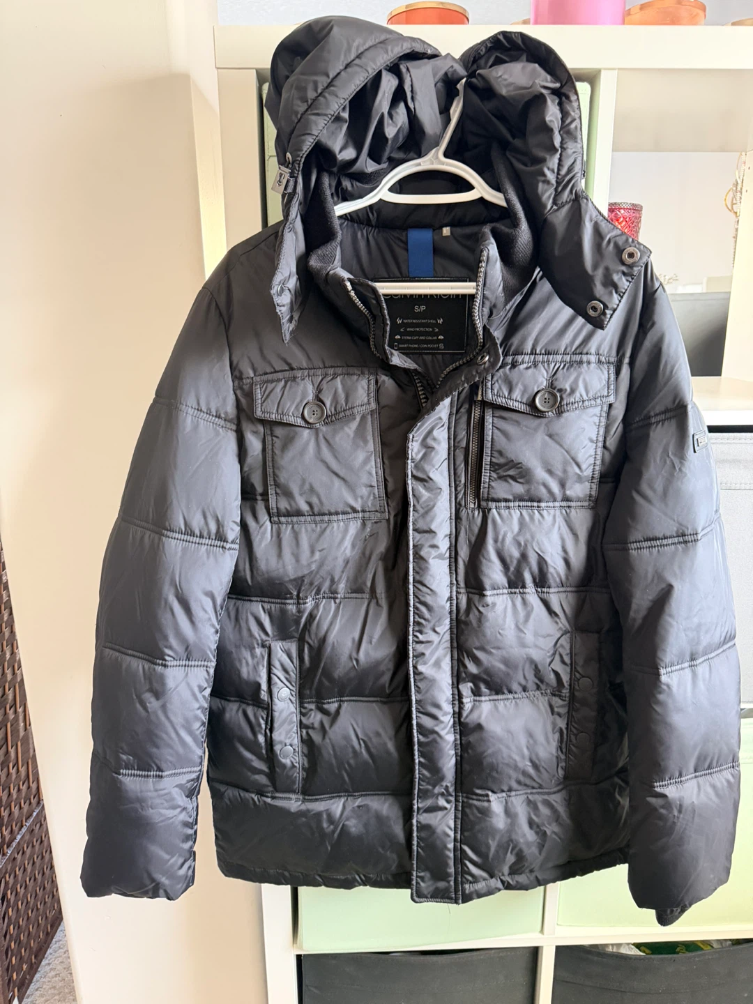 Calvin Klein Black Puffer Jacket Size S/P - photo 2