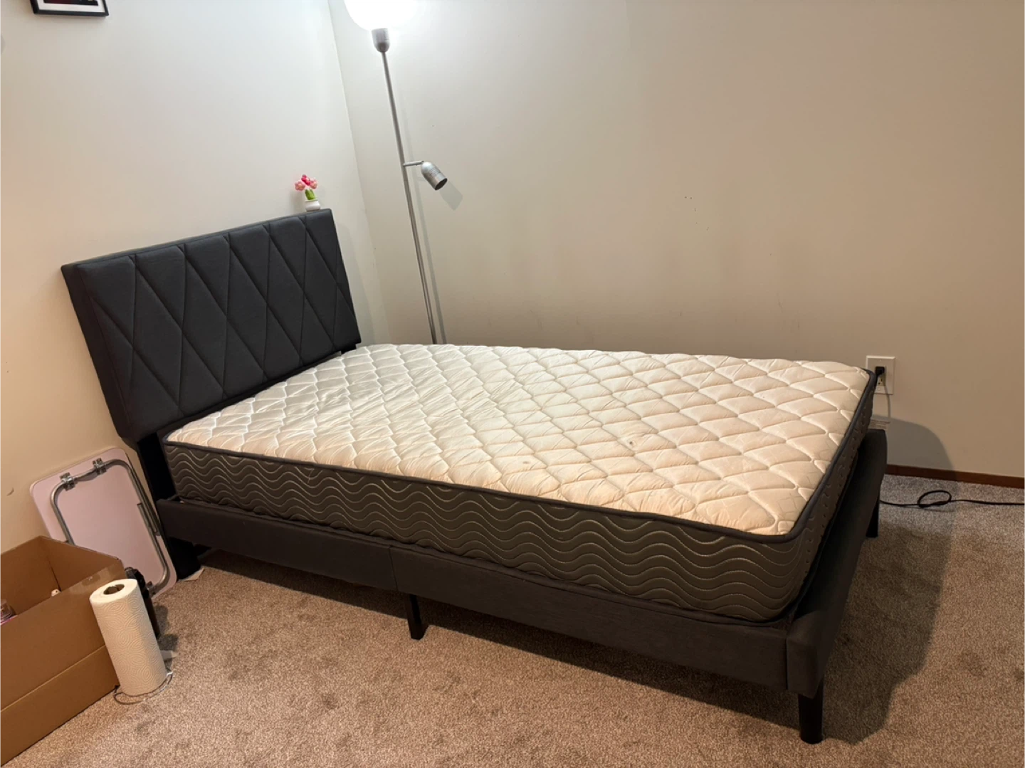 Twin Bed Frame with Mattress - photo 3