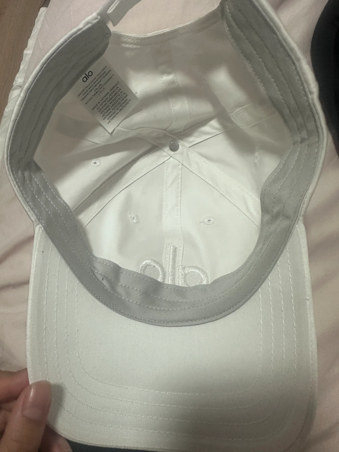 Alo White Baseball Cap - photo 2