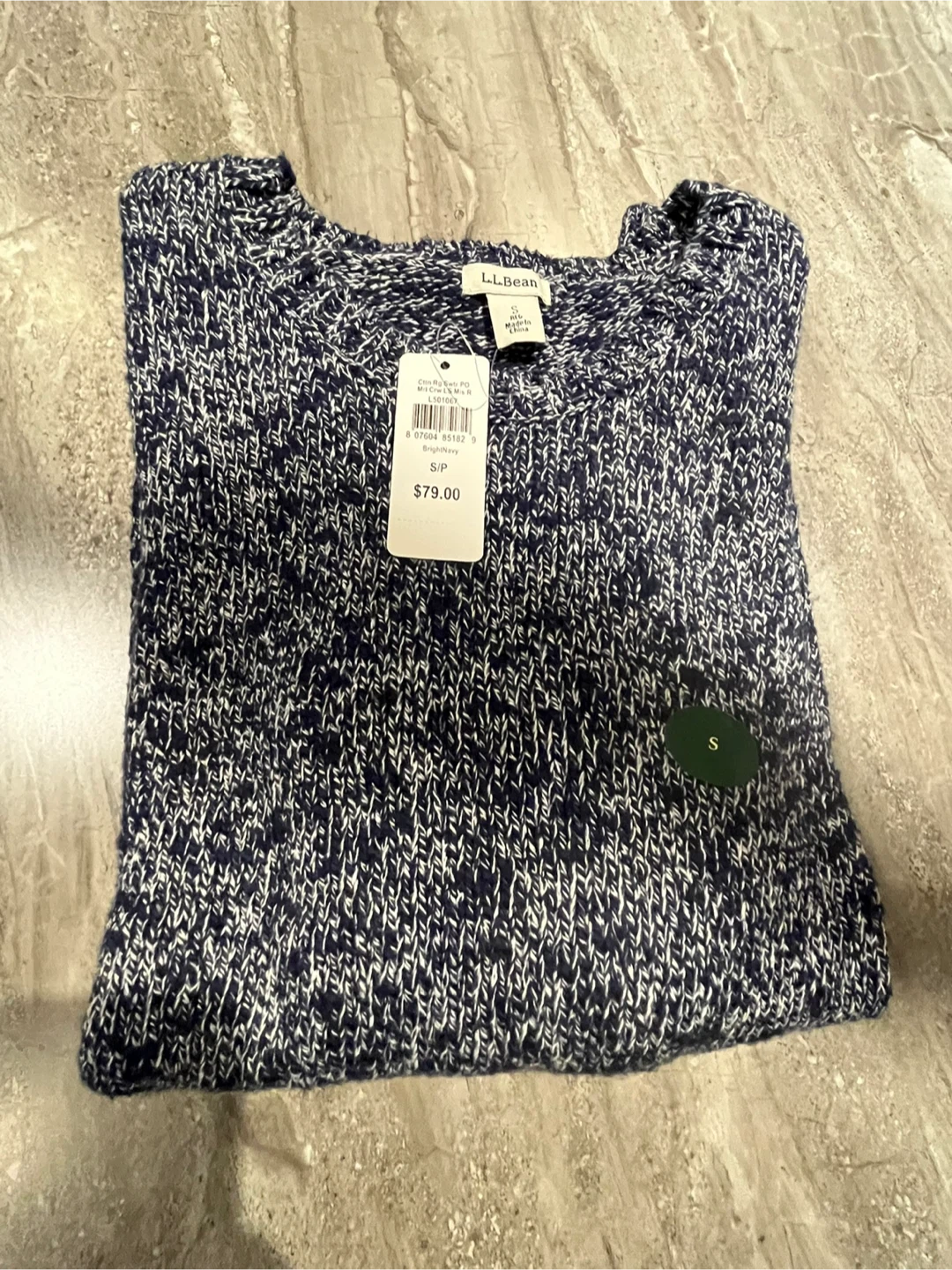 brand new with tags LL Bean Cotton Sweater size Small lady’s - photo 2