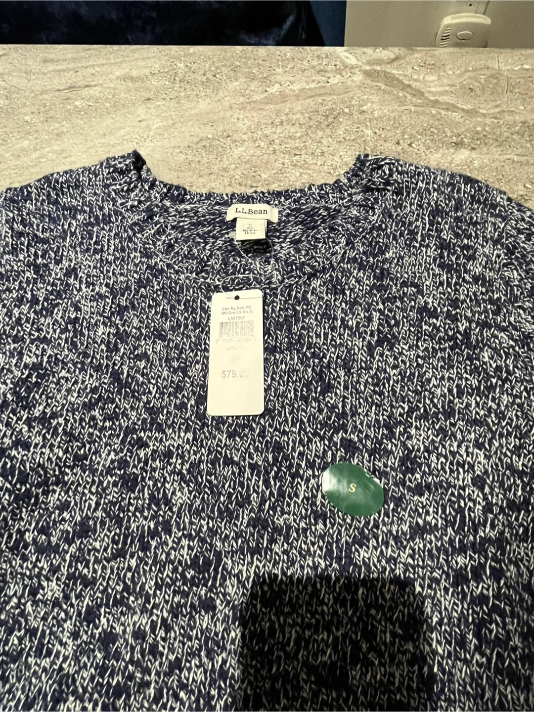 brand new with tags LL Bean Cotton Sweater size Small lady’s - photo 4