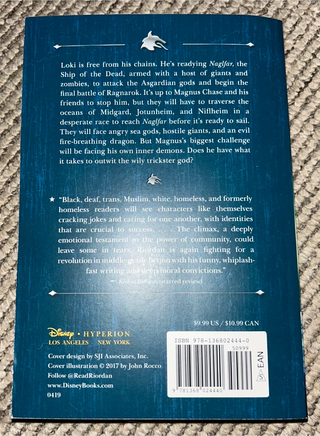 NEW Magnus Chase & the Gods of Asgard: book 3 by Rick Riordan - photo 3