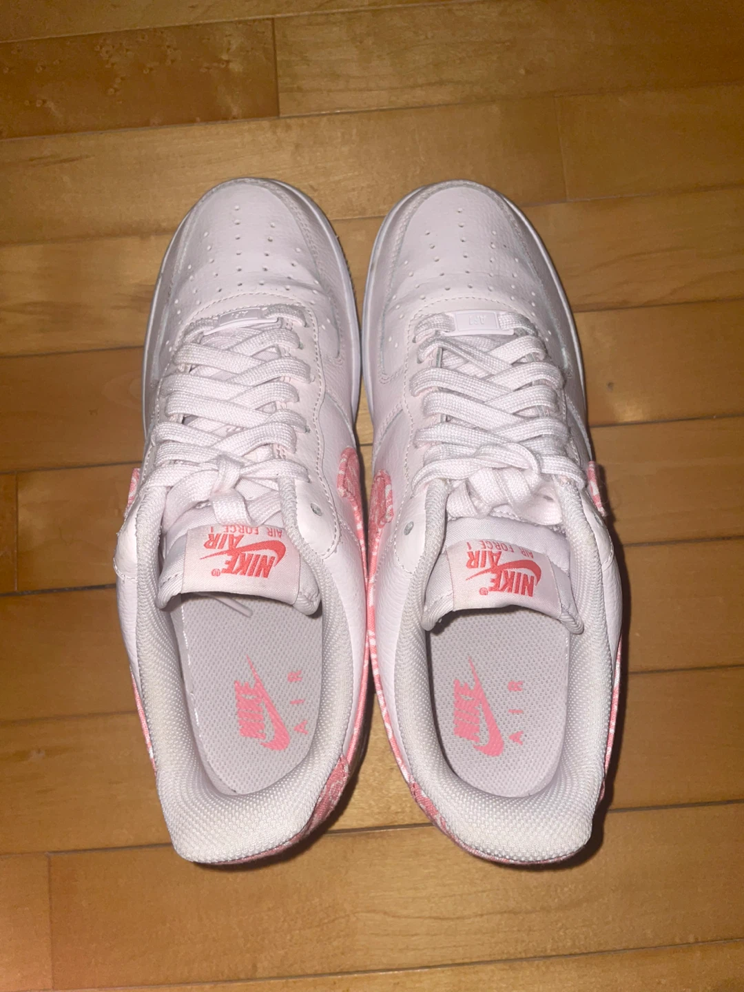 Nike Air Force 1 Pink Paisley Sneakers